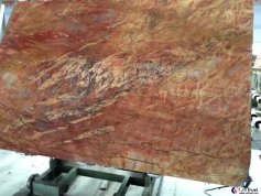 Nature ruby red marble